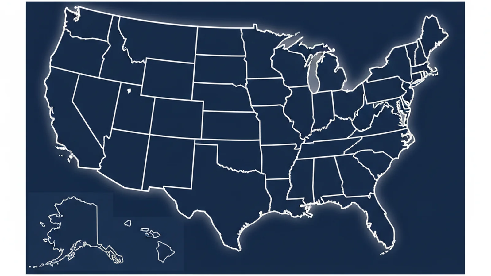 USA coverage map placeholder
